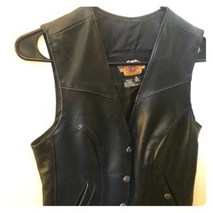 leather Harley Davidson Vest  🏍🏍
